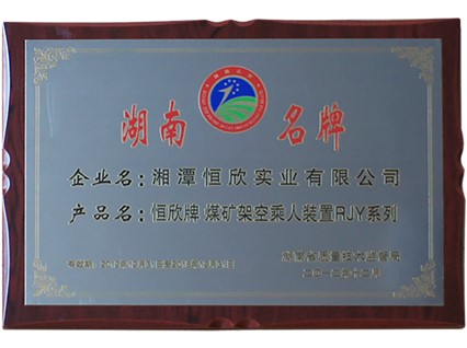 熱烈慶祝公司順利通過湖南名牌復(fù)審，現(xiàn)已授牌